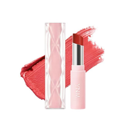 YNM Cream Matte Lipstick, Pigmented Long Lasting Velvet Finish, Creamy Soft Texture, Full Coverage, Lightweight, Moisturizing, Hydrating Lipstick for Women, DEAR PEACH, 0.19 Fl Oz