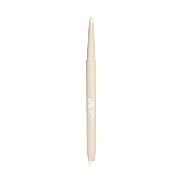 Covergirl Perfect Point Plus Self-Sharpening Eyeliner Pencil, White Out, Pack of 2 (Packaging May Vary)