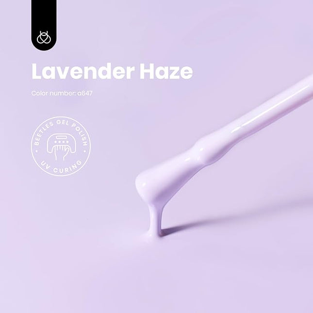 Beetles Pastel Purple Gel Polish - 1Pcs 15ml Lavender Purple Spring Gel Polish High Gloss UV Led Soak Off Nail Polish Nail Art Manicure Salon Periwinkle Color Nails