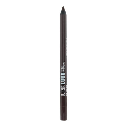 NYX PROFESSIONAL MAKEUP Line Loud Lip Liner, Longwear and Pigmented Lip Pencil with Jojoba Oil & Vitamin E - Rebel Kind (Chocolate Brown)