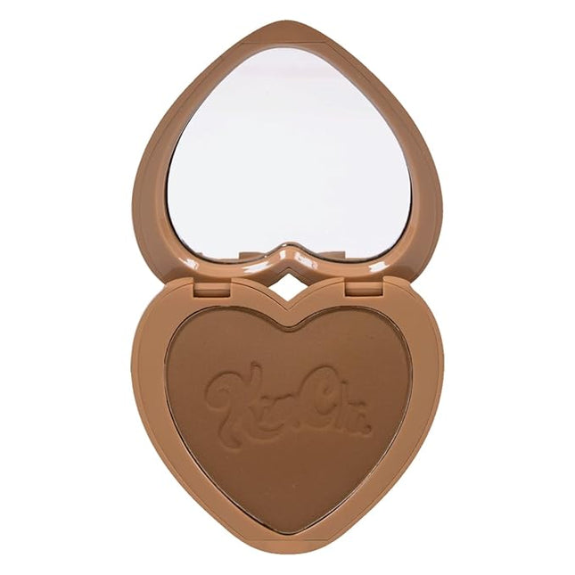 KimChiChic Beauty Thailor Bronzer, Silky Matte Finish for a Sun-Kissed Glow, Buildable Formula, Heart-Shaped Compact with Mirror, Cruelty-Free, I Went to Cabo