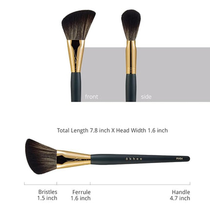 SOO ADOR okhee Face Powder Brush PIV04 – Fluffy Tool for Seamless Powder Application & Blending | Designed by K-Pop Beauty Artist Seo Ok