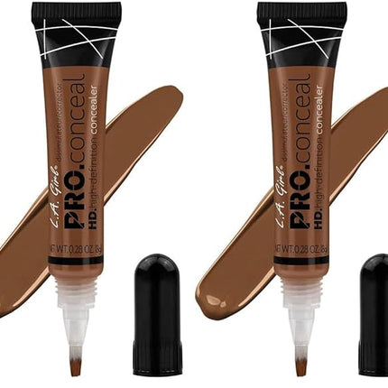 L.A. Girl HD Pro.Conceal, Beautiful Bronze GC987 (Pack of 2)