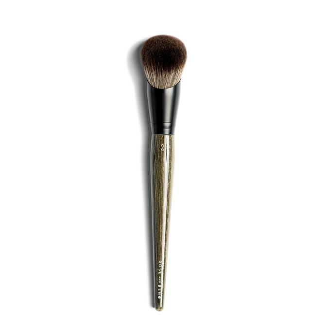Rose and Ben Beauty C42 Foundation Brush | Professional Blending Brush for Liquid & Cream Makeup | Streak Free Buildable Coverage | Cruelty Free