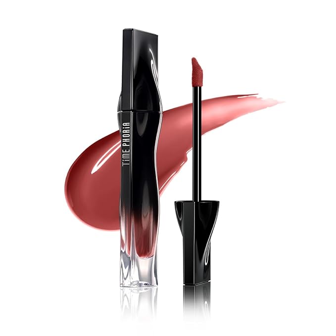 STELLAR DUST LIP STAIN-Long Lasting, Waterproof and Transferproof Lip Tint, Glossy Finish Lip Gloss, Lightweight Lipstick, High Coverage, Vivid Color (07 QUANTA)