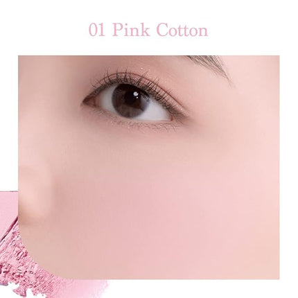 Dasique Blending Mood Cheek 05 Violet Knit l Vegan, Cruelty-Free l 4 Blendable Shades in Lightweight, Long-lasting, Smooth Powder