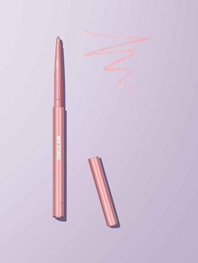SHEGLAM Fairy Wand Precision Highlighter Pencil Long Wear Brighten Eyes Silky Smooth Blendable Cream Eyeliner Eye Makeup - Starlight Shimmer