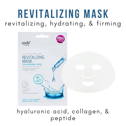 Epielle Spa Day Kit, 6 Relaxation Essentials, Hydrating & Detoxifying for Radiant Skin, At-Home Spa Kit, Self Care Gifts for Women, Korean Skin Care Set, Stocking Stuffers