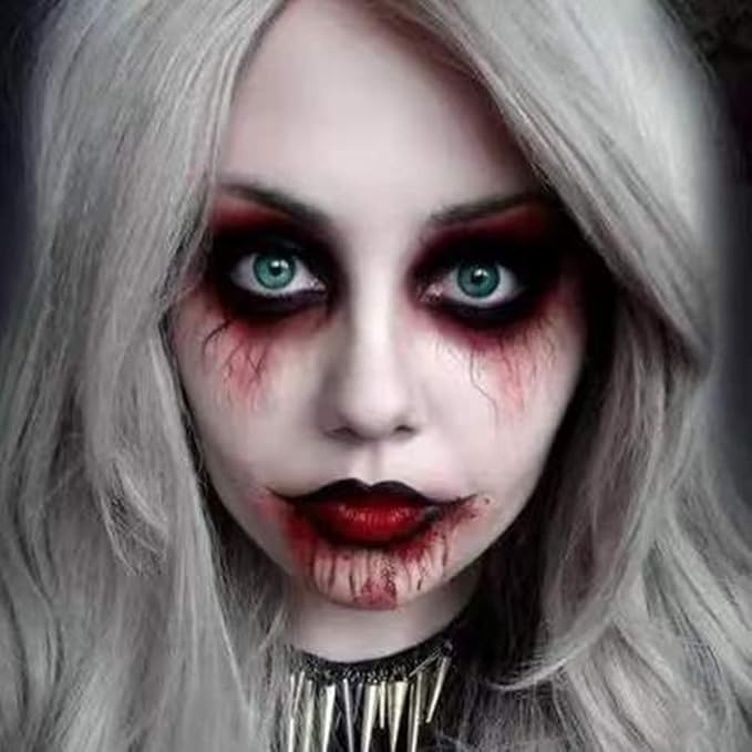 Go Ho Camo Face Paint Brown Stick - Maroon Eye Black Stick Hunting Face Body Paint Professional SFX Makeup,Safe Facepaint Nose&Lip Smacking for Halloween(Brown Color)