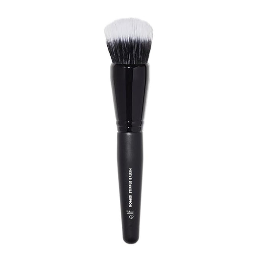 e.l.f. Domed Stipple Brush, Makeup Brush For Blending Product Into Skin, Creates A Soft Focus Effect, Made With Synthetic Bristles