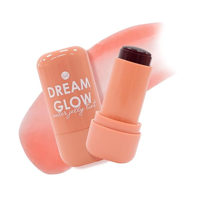 glowiest Dream Glow Collagen Water Jelly Tint – 2-in-1 Lip and Cheek Stain | Hydrating Glossy Finish | Long-Lasting, Lightweight, Buildable Color | Korean Makeup Inspired (Coral Peach)