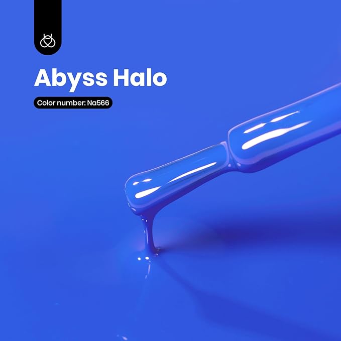 Beetles Blue Gel Polish - 15ml Hema Free Abyss Halo Blue Gel Polish Soak off Uv Led Lamp Nail Art Colorful Bottle All Season Manicure Gifts for Women