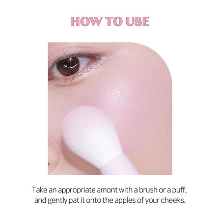 ETUDE Heart Pop Duo Blush, Sweet Beige Pink Cheek Colors, Natural Radiance & Glossy Finish, Layering Formula, Compact 0.2 oz – Lovely Frappe