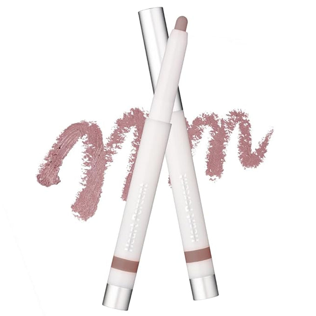 Heart Percent Dote On Mood Lineproof Lip Pencil, 12hr Long-Lasting Fixing & Smooth Drawing Creamy Lip Crayon Multi-Use Lipliner Retractable Overlip Line Color 0.8g (08. Haze Mauve)