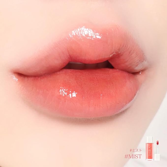 INGA Water Glow Lip Tint | Hydrating, Glossy Korean Lip Tint with Sheer Color & Glass-Like Shine | Long-Lasting, Non-Sticky Korean Lip Stain (MIST)