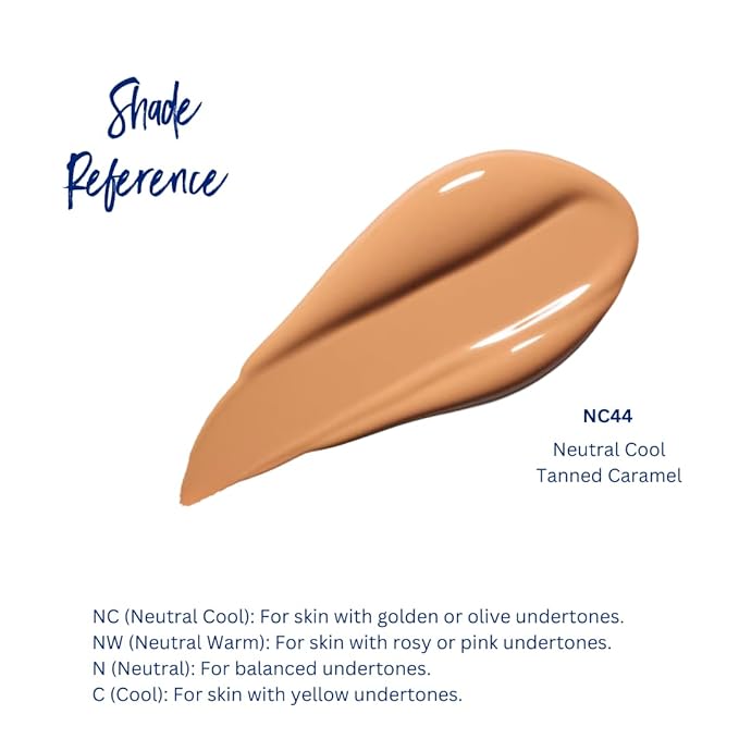 Best Bronze Bombshell Body Makeup - Tattoo Cover Up Makeup & Body Foundation Waterproof - Tattoo Concealer Waterproof for Scars, Varicose Veins Cover Up & Leg Foundation (NC44 Tanned Caramel)