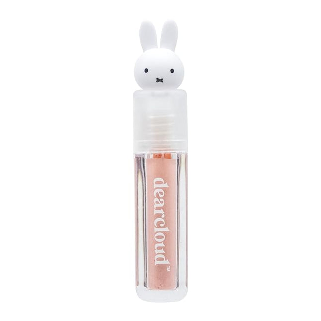 dearcloud Miffy Dainty Beam Liquid Highlighter – Glow Highlighter Makeup with Squalane – Korean Illuminator Makeup - .13 fl oz (Pink Comet)