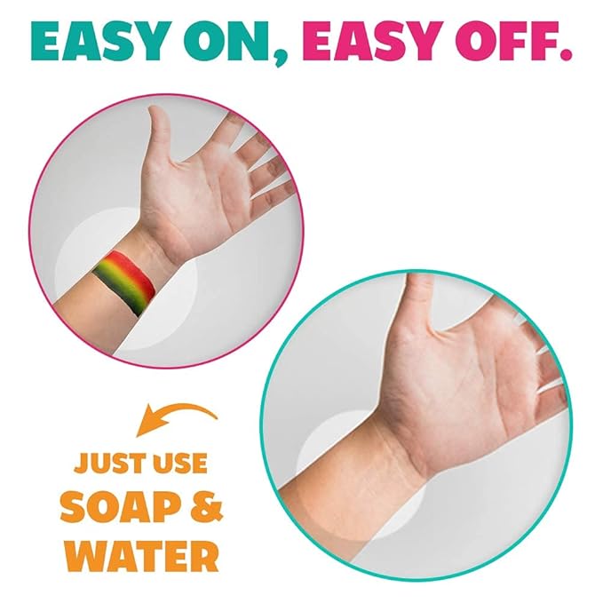 Kraze FX Dome Stroke - Really Rainbow (25 gm), Professional 1-Stroke Split Cake, Hypoallergenic, Non-Toxic, Water Activated Face & Body Painting Makeup Supplies for Sensitive Skin, Kid Safe, Adults