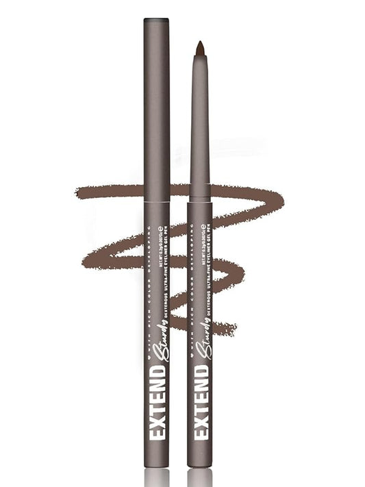 Grey Gel Glitter Eyeliner Pencil, Metallic Waterproof Smudge-Proof Creamy Retractable Smooth Eye Liner pencil, Hypoallergenic Long Lasting Eyeliner Brightener Pen Crayon Eye Makeup Gift for Women#10