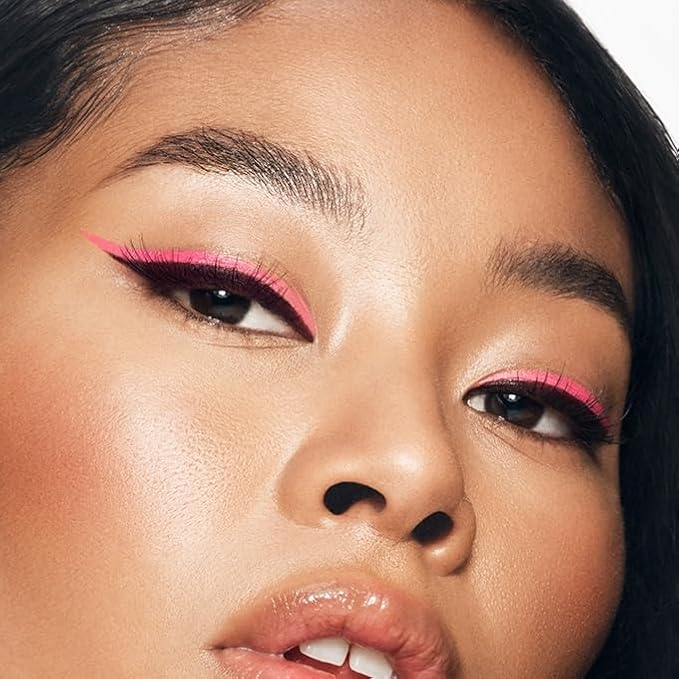 MAKE Beauty Liquid Line Waterproof Liquid Eyeliner Pen. Smudge-Proof Felt Tip for Precise Application of Lines, Wings, and Graphics. Long Lasting Eye Liner - Shade, Meteorite