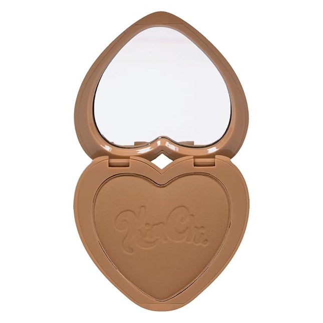 KimChiChic Beauty Thailor Bronzer, Silky Matte Finish for a Sun-Kissed Glow, Buildable Formula, Heart-Shaped Compact with Mirror, Cruelty-Free, I Went to Malibu