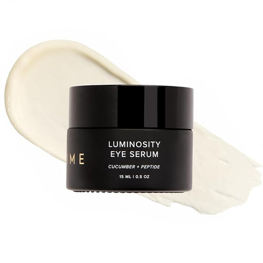 DIME Beauty Luminosity Eye Serum, Eye Cream Treatment With Caffeine for Dark Circles and Puffiness, 0.5 oz / 15 mL