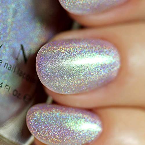 ILNP Talk It Up - Dusky Pink Holographic Shimmer Nail Polish