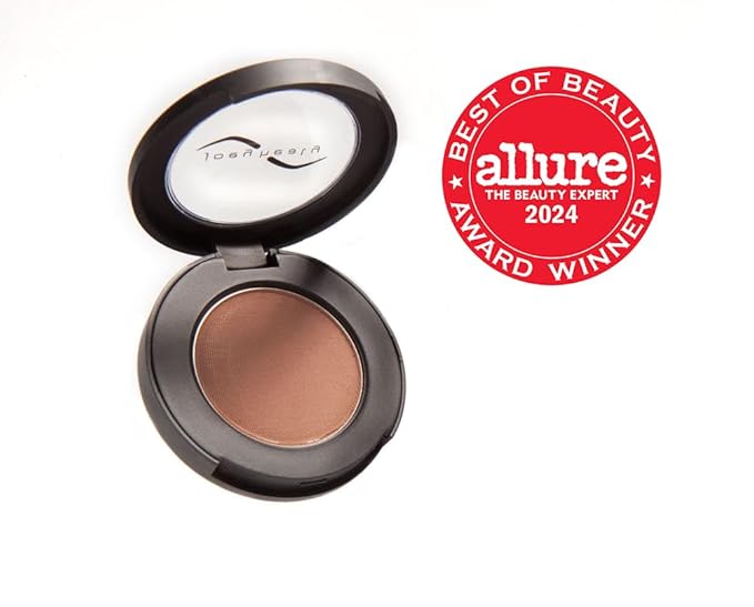 Joey Healy Luxe Brow Powder, Natural and Soft Definition Eyebrow Powder, Waterproof Brow Makeup Formula, Equestrian (Auburn)