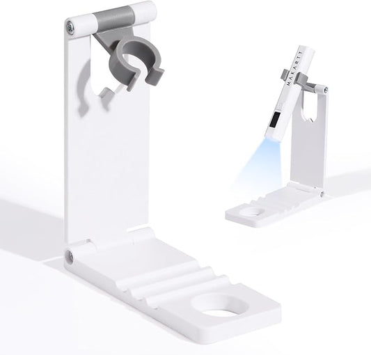 Makartt UV Nail Lamp Stand: Foldable, 360° Adjustable Rotation, Portable, Handsfree, Convenient for Gel Nails Polish Painting Home Salon Manicure