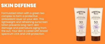 Hawaiian Tropic AntiOxidant Sunscreen Lotion, SPF 50, 6 fl oz (177 ml)