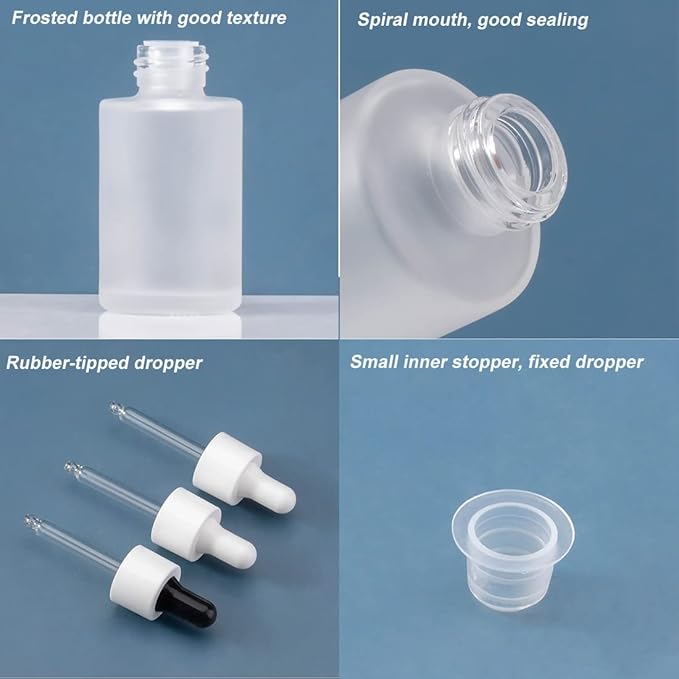 Refillable Cosmetic Travel Containers For Creams And Liquids-Sized Cosmetic Containers - Perfect for Your Next Adventure