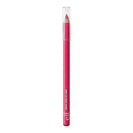 e.l.f. Cream Glide Lip Liner, Highly-Pigmented Pencil For Shaping & Sculpting Lips, Semi-Matte Finish, Vegan & Cruelty-Free, Fuschia Forward