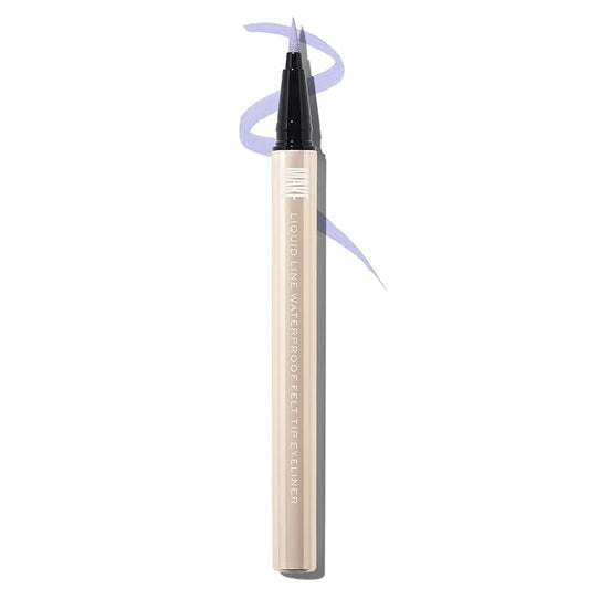MAKE Beauty Smudge-Proof Felt Tip for Precise Application of Lines, Wings, and Graphics. Long Lasting Eye Liner, Liquid Line Waterproof Felt Tip Eyeliner - Purple Haze