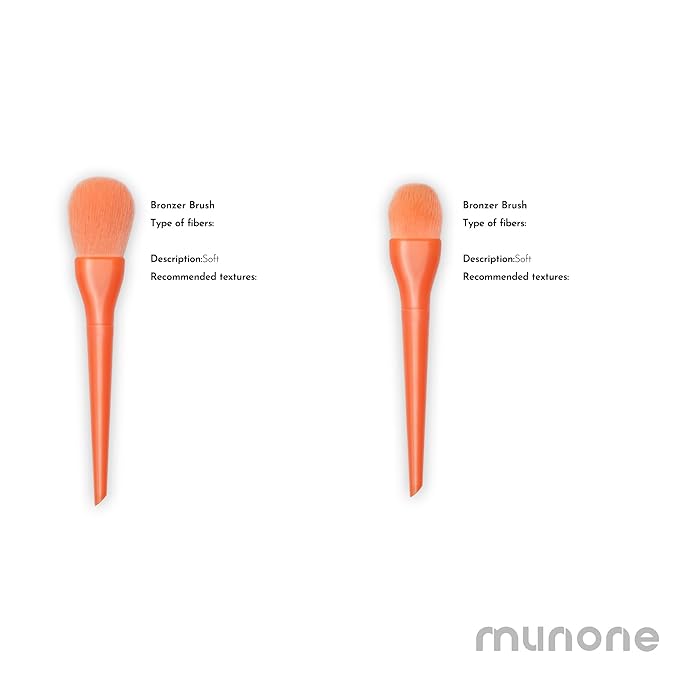 Makeup Brushes Shiny Green 10 Pcs, Powder Brush, Foundation Brush, Blush Brush, Highlighting Brush, Eyeshadow Brushes (Salmon Pink)