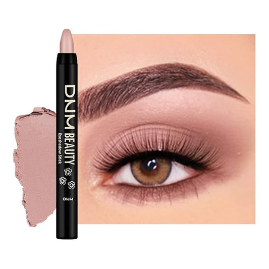 Light Mauve Matte Cream Eye Shadow Stick Makeup for Women, Mauve Matte Eyeliner Pencil Eyeshadow Brightener Stick for Eyes, Waterproof Eyeshadow Applicator Blendable sombras para ojos 71#