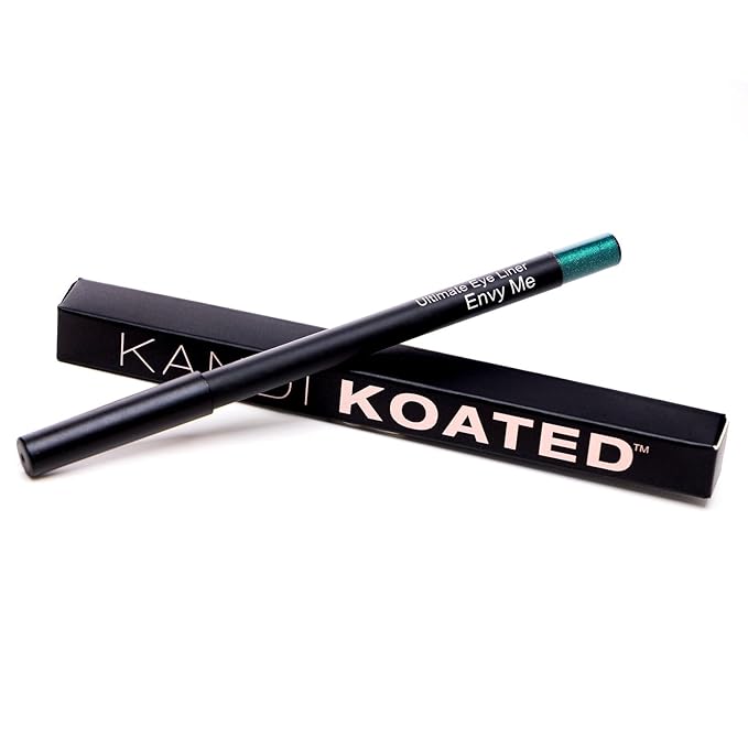Kandi Koated Amp Eyeliner Pencil [Envy Me] Metallic Eyeliner Pencil | Water-Resistant Colored Eye Pencil | Paraben-Free, Cruelty-Free | Beauty & Makeup