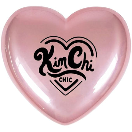 KimChiChic Beauty Thailor Blush Duo, Heart-Shaped Compact with Mirror, Buildable, Silky Matte & Shimmer Finish, Cruelty-Free Blush Palette, Vacation