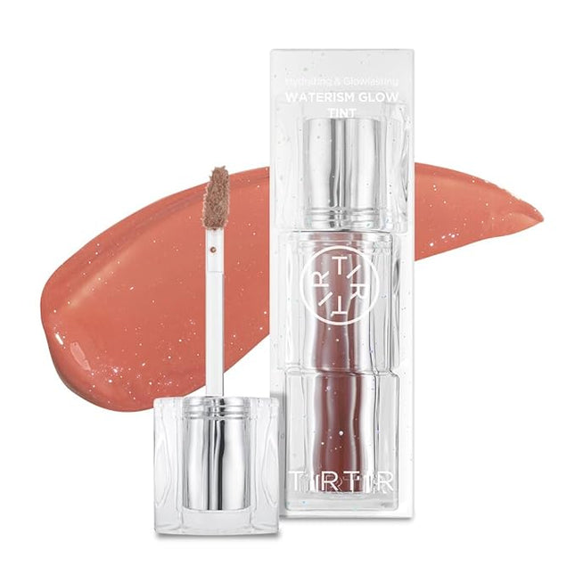 TIRTIR Waterism Tinted Lip Gloss #09 Salmon Syrup, 0.14 Fl Oz – Kiss Ready Lipgloss, 12H Long Lasting Non Sticky Natural Tinted Glow Korean Multiuse Cheek and Lip Tint for Women gift