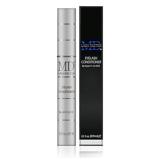 MD Lash Factor Eyelash Conditioner – 0.2 fl oz, 6-Month Supply – Peptide + Biotin Serum for Fuller, Thicker Lashes, Ophthalmologist-Tested