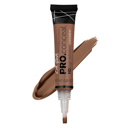 L.A. Girl Pro Conceal HD Concealer, Dark Cocoa, 0.28 Ounce