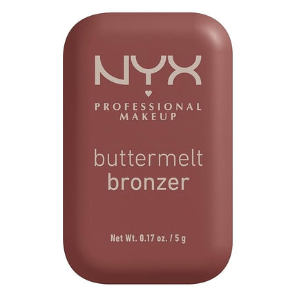 NYX PROFESSIONAL MAKEUP Matte Buttermelt Bronzer, Longwear Face Makeup with Up to 12 Hours of Wear, Vegan Formula - Butta Dayz (Deep Rich Warm Red)