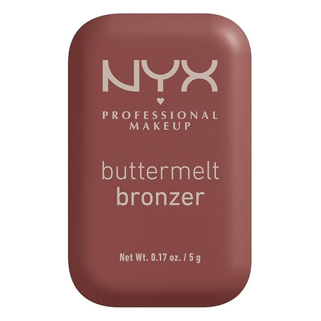 NYX PROFESSIONAL MAKEUP Matte Buttermelt Bronzer, Longwear Face Makeup with Up to 12 Hours of Wear, Vegan Formula - Butta Dayz (Deep Rich Warm Red)