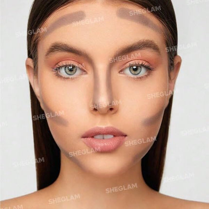 SHEGLAM Snatch 'n' Define Cream Contour Stick Long Lasting Highly Pigmented Sweat Proof Face Bronzer Makeup - Soft Tan