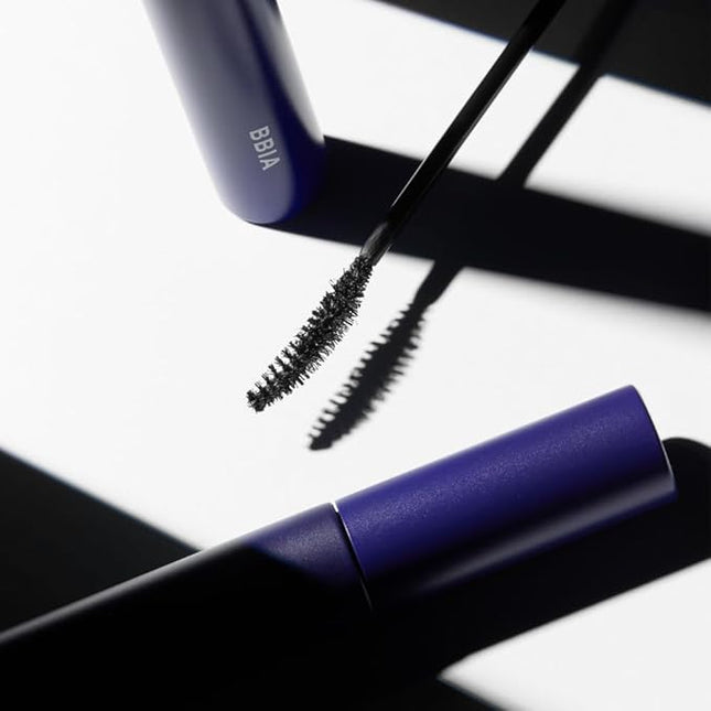 BBIA Never Die Mascara 2 Color – Power Volumizing & Lengthening, Curling, Fixing Lashes, Intense Length, Feathery Soft Full Lashes, No Smudging & Clumping, Waterproof, K-Beauty (01 POWER BLACK)