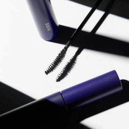 BBIA Never Die Mascara 2 Color – Power Volumizing & Lengthening, Curling, Fixing Lashes, Intense Length, Feathery Soft Full Lashes, No Smudging & Clumping, Waterproof, K-Beauty (02 POWER BROWN)