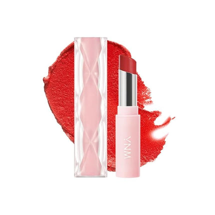 YNM Cream Matte Lipstick, Pigmented Long Lasting Velvet Finish, Creamy Soft Texture, Full Coverage, Lightweight, Moisturizing, Hydrating Lipstick for Women, FLAME RED, 0.19 Fl Oz