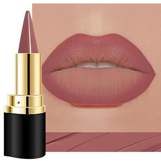 Kaely Chestnut Rose Gradient Matte Lipstick Lip Liner Pencil for Women, 2in1 Flawless Contour Gradual Ombre Effect Lip Pencil Makeup Waterproof, labiales mate 24 horas originales, 11