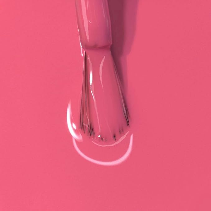 LONDONTOWN lakur Nail Polish - Chip-Resistant, Non-Toxic, Conditions & Hydrates Nails | Glossy Flamboyant Pink, Electric Flamingo, .40 fl oz