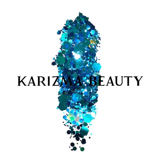 KARIZMA Mermaid Body Glitter - 30g Chunky Face, Hair, Eye and Body Glitter for Women - Rave, Festival Accessories, Cosmetic Makeup - Loose Set