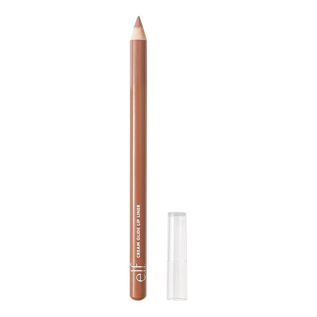 e.l.f. Cream Glide Lip Liner, Highly-Pigmented Pencil For Shaping & Sculpting Lips, Semi-Matte Finish, Vegan & Cruelty-Free, Truth or Bare